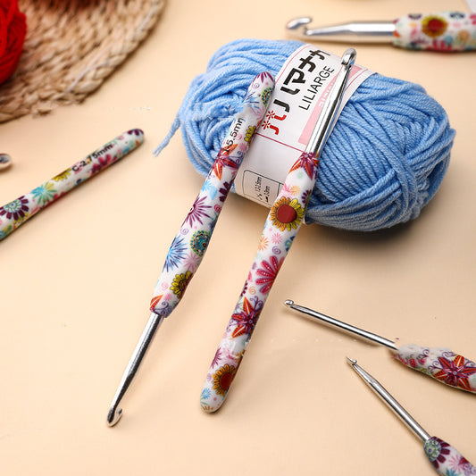 Printing Crochet Hook Set with Soft Handles: Comfortable Crafting for Your Creative Projects