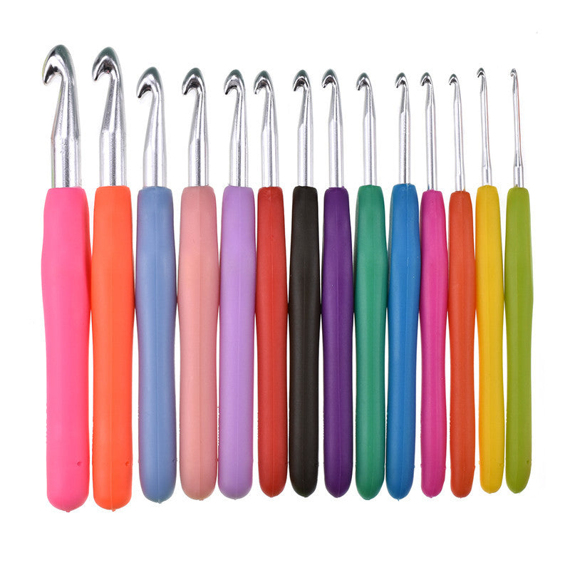 Vibrant TPR Silicone Aluminum Crochet Tools: Add Colorful Ease to Your Crochet Projects